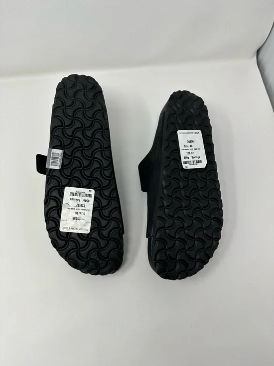 Birkenstock Women’s Arizona Exquisite Black Suede Sandals New with Tags - Picture 4 of 11